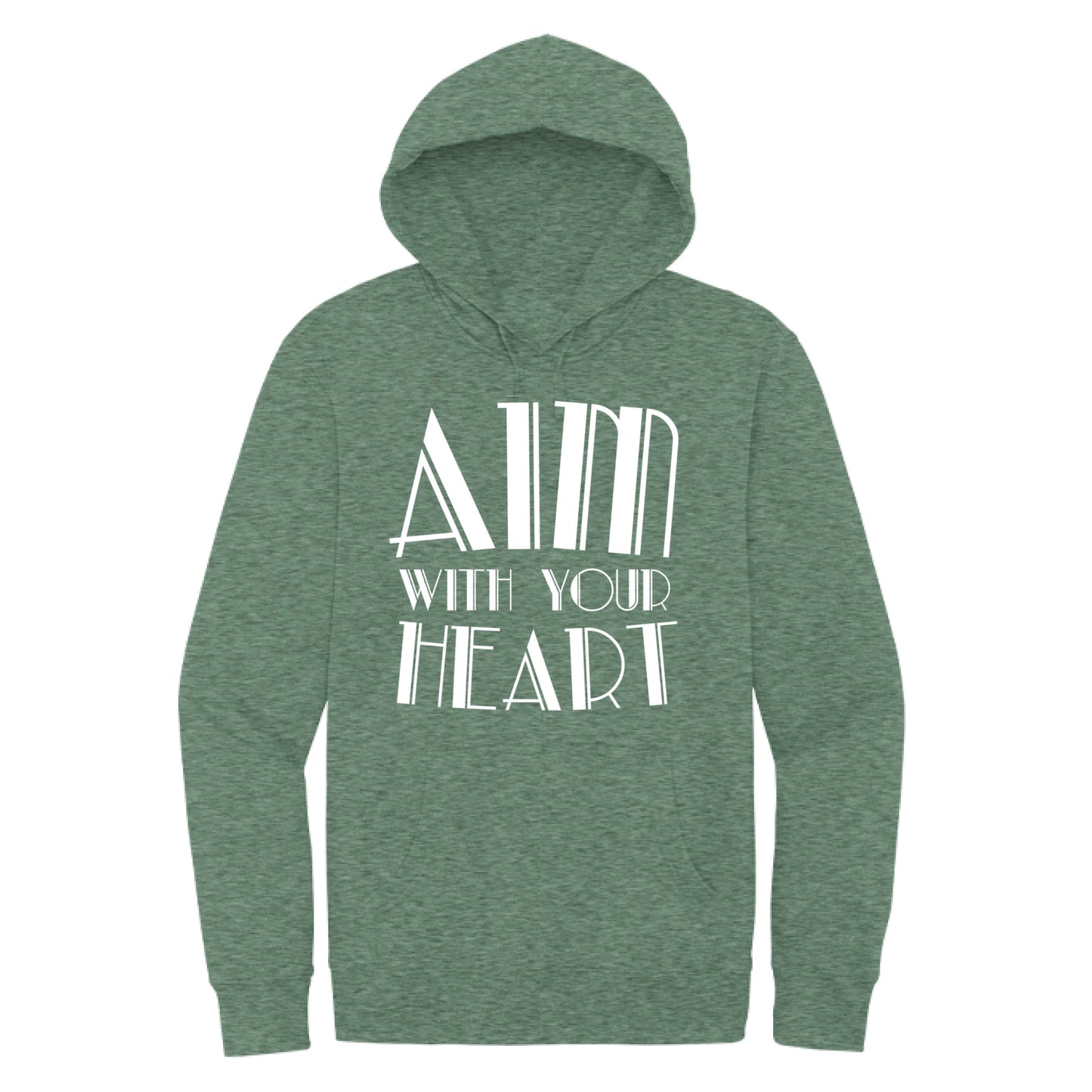 Heathered Kelly Green - FRONT