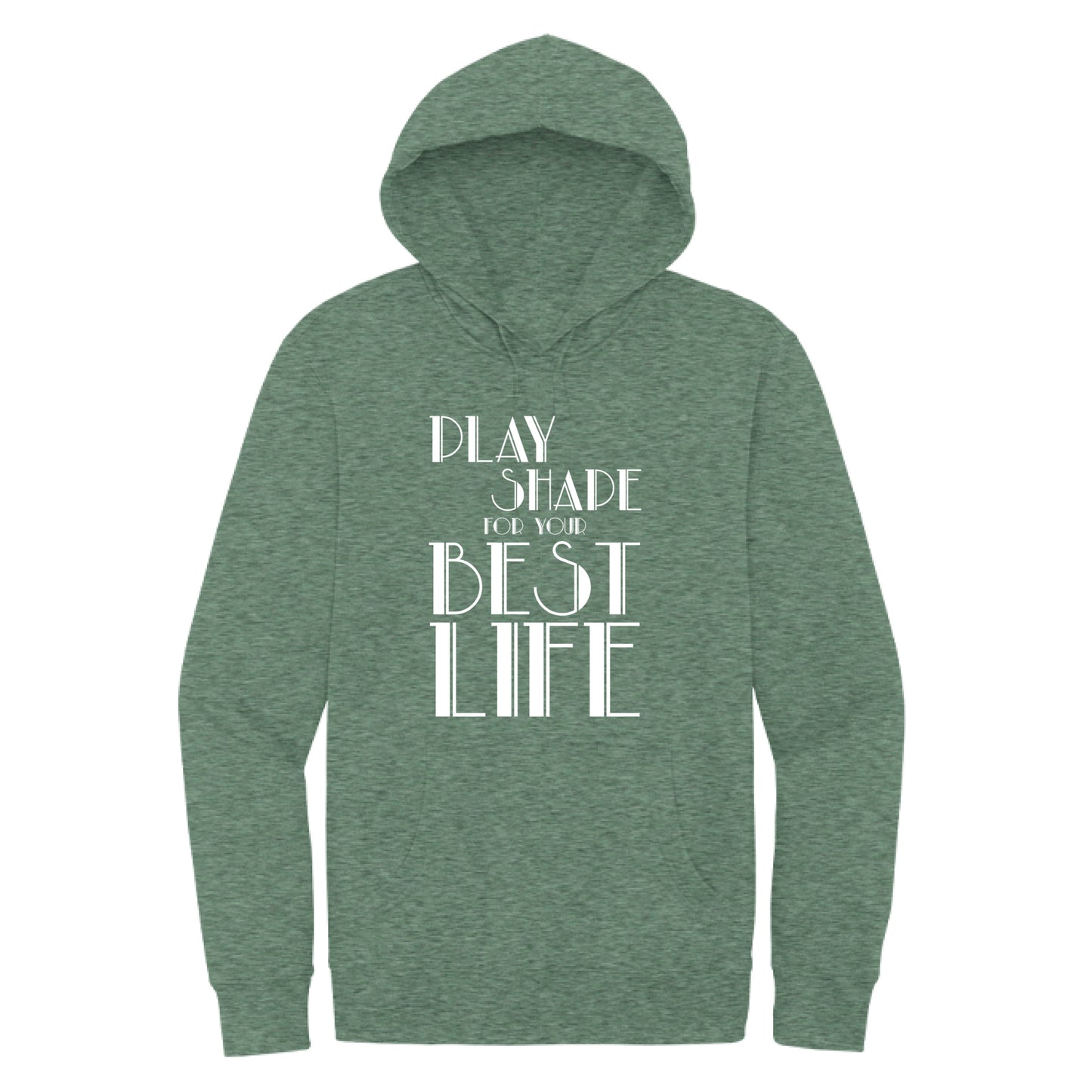 Heathered Kelly Green - FRONT