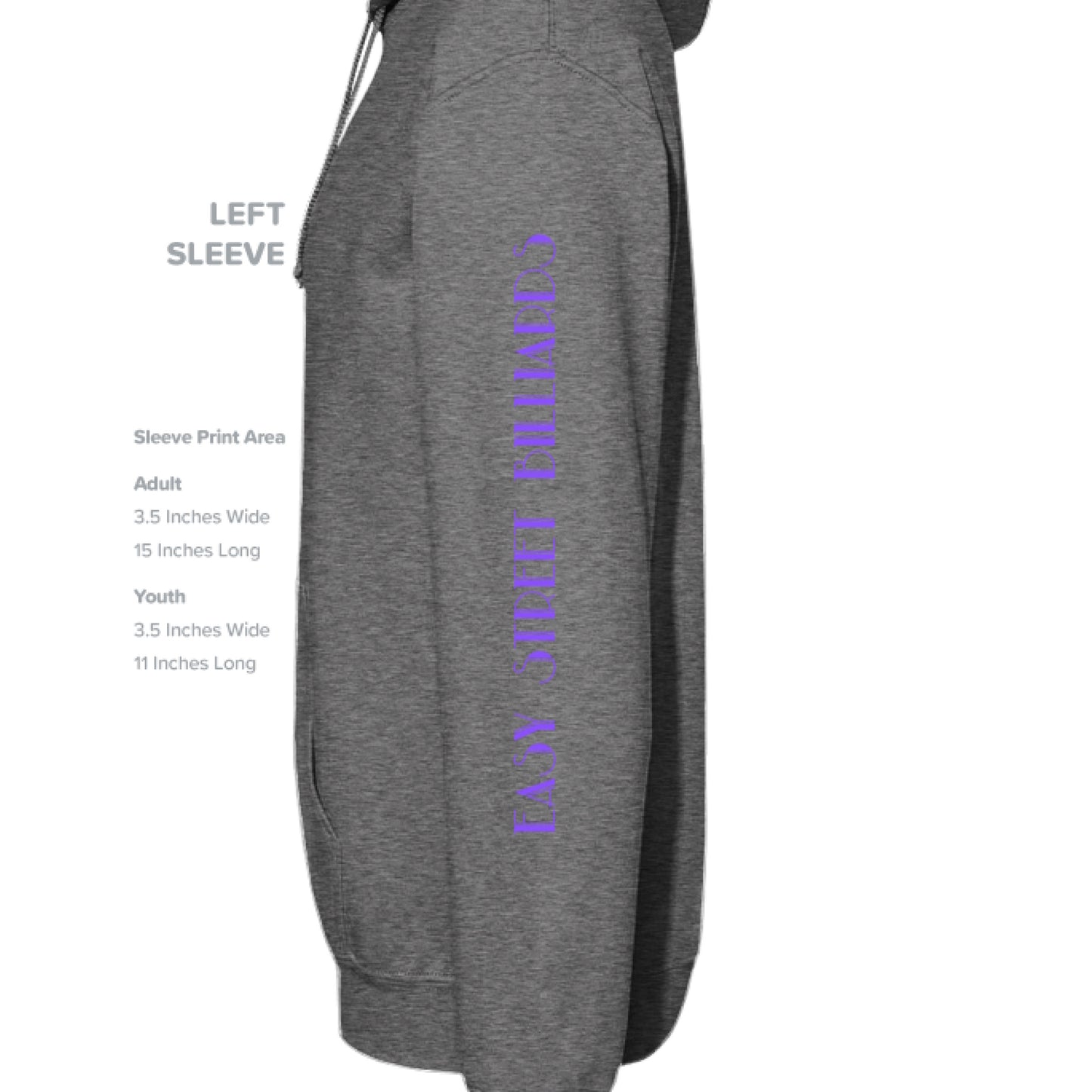 Heathered Charcoal - SLEEVE_LEFT