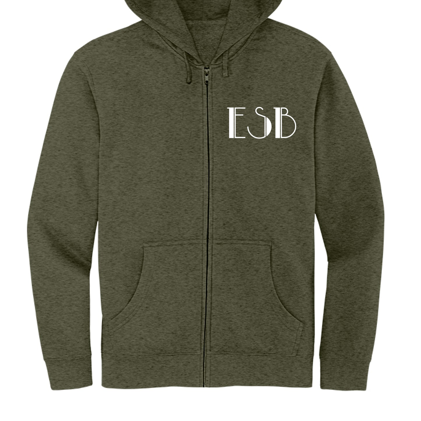 Heathered Olive - DT6102 - FRONT