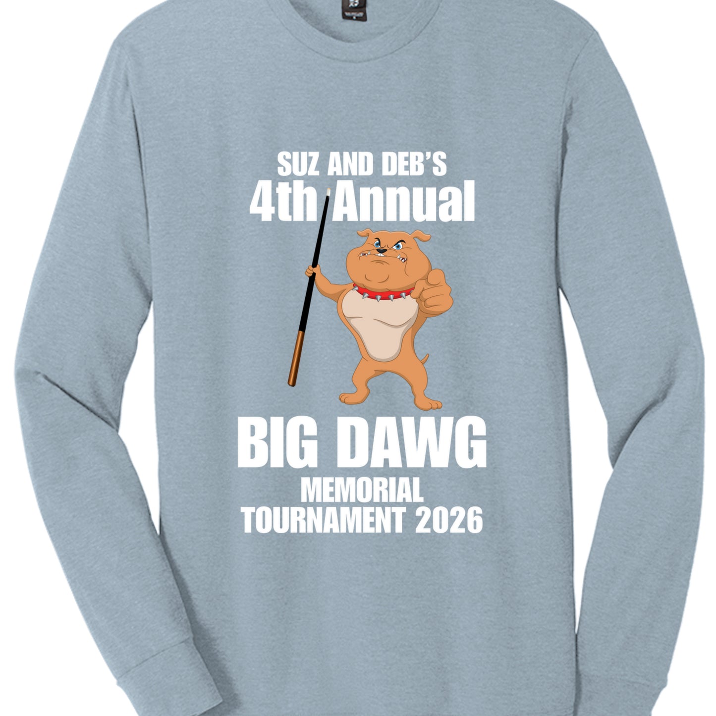 Flint Blue Heather - DM132 - FRONT